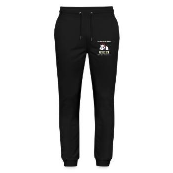 I'm Not Lazy I Just Really Enjoy Doing Nothing - Stanley/Stella Mover Unisex Organic Jogging Trousers - black - Front - Marisol (170cm) & Nik (191cm)