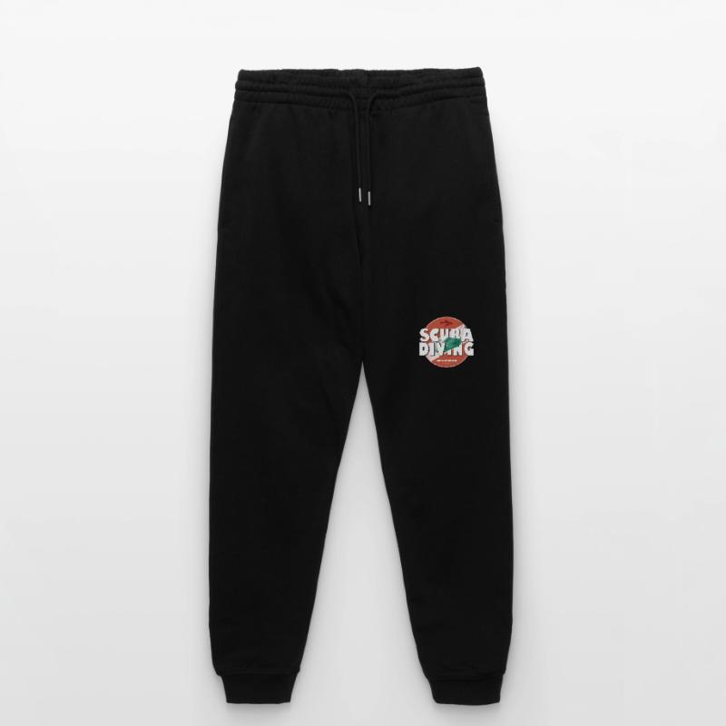 Scuba Diving Patch Logo with Moray Eel Stanley/Stella Mover Unisex Organic Jogging Trousers