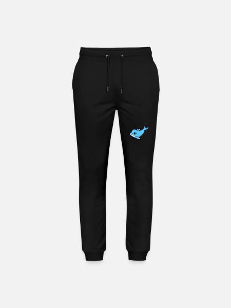 Süßer Delfin - Stanley/Stella Unisex Bio Jogginghose Mover - Schwarz