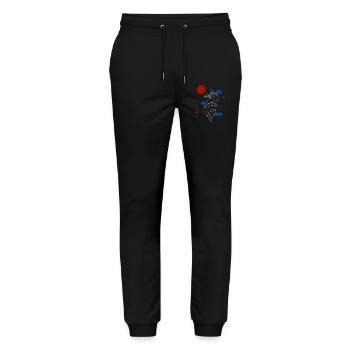 Dragon - Stanley/Stella Unisex Bio Jogginghose Mover  - Schwarz - Vorne - Marisol (170cm) & Nik (191cm)