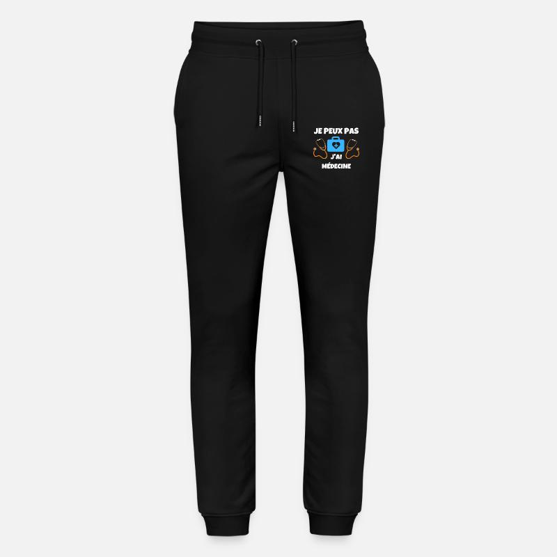 Je Peux Pas J'ai Médecine - Pantalon de jogging bio MOVER Stanley/Stella unisexe - noir