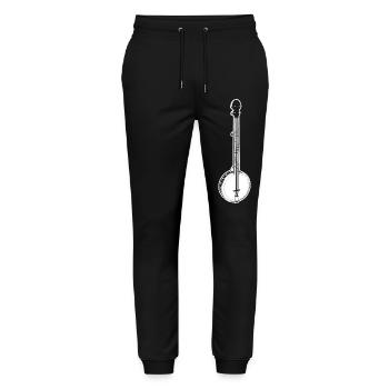 Banjo Country Music - Stanley/Stella Mover Unisex Organic Jogging Trousers - black - Front - Marisol (170cm) & Nik (191cm)