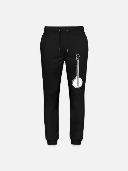 Banjo Country Music - Stanley/Stella Mover Unisex Organic Jogging Trousers - black