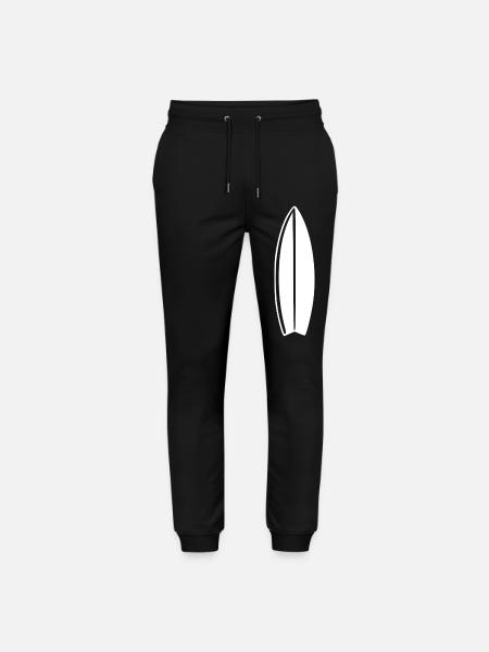 Surfbrett surfen Surfer Geschenk - Stanley/Stella Unisex Bio Jogginghose Mover - Schwarz