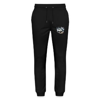 Fledermäuse - Stanley/Stella Unisex Bio Jogginghose Mover  - Schwarz - Vorne - Marisol (170cm) & Nik (191cm)