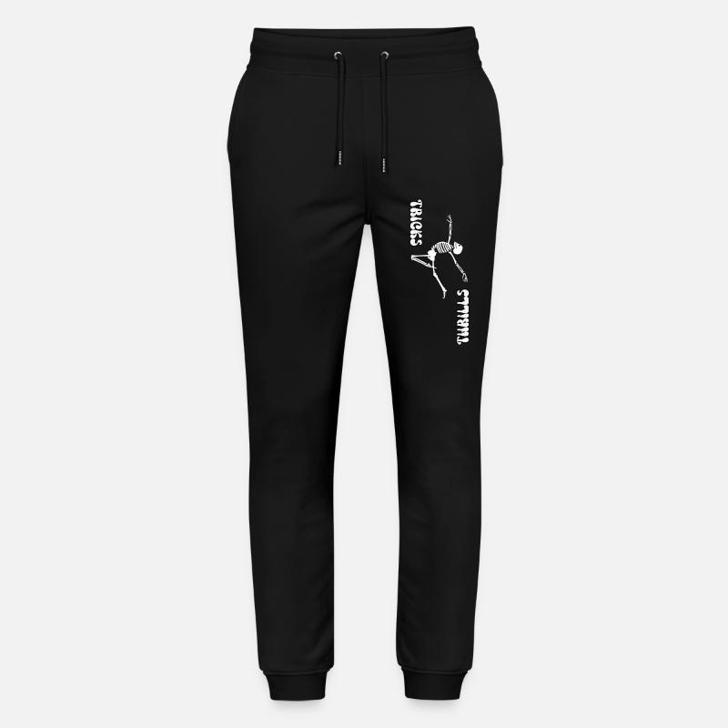 TRICKS ODER NERVENKITZEL, HALLOWEEN-SKELETTTANZ - Stanley/Stella Unisex Bio Jogginghose Mover  - Schwarz