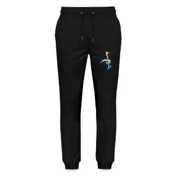 Gymnast Acrobatics Gymnastics Gymnastics - Stanley/Stella Mover Unisex Organic Jogging Trousers - black - Front - Marisol (170cm) & Nik (191cm)