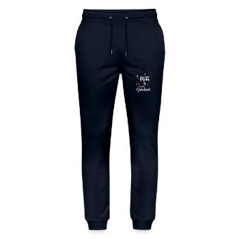 Meilleur cadeau de fête des mères Super Mom Gardener Mom - Pantalon de jogging bio MOVER Stanley/Stella unisexe - marine - Devant - Marisol (170cm) & Nik (191cm)