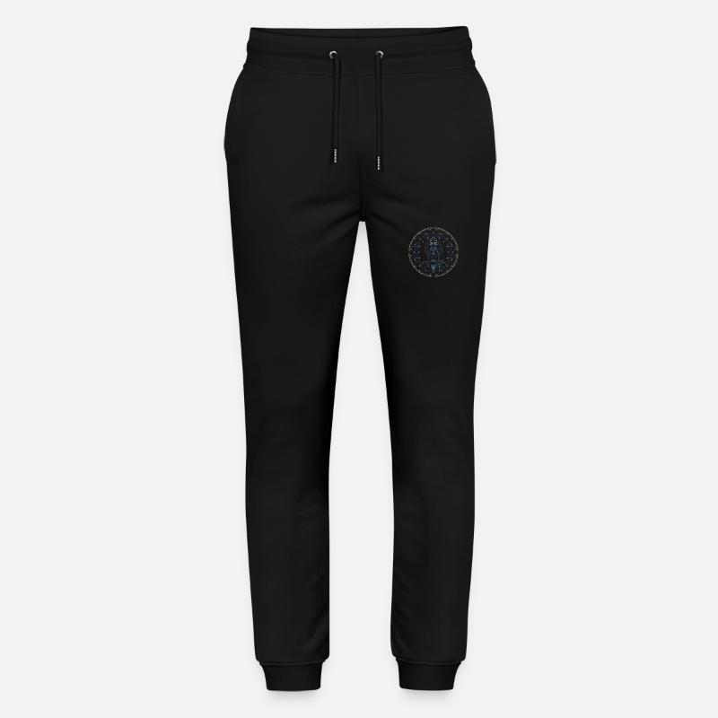 Chat égyptien Bastet - Pantalon de jogging bio MOVER Stanley/Stella unisexe - noir