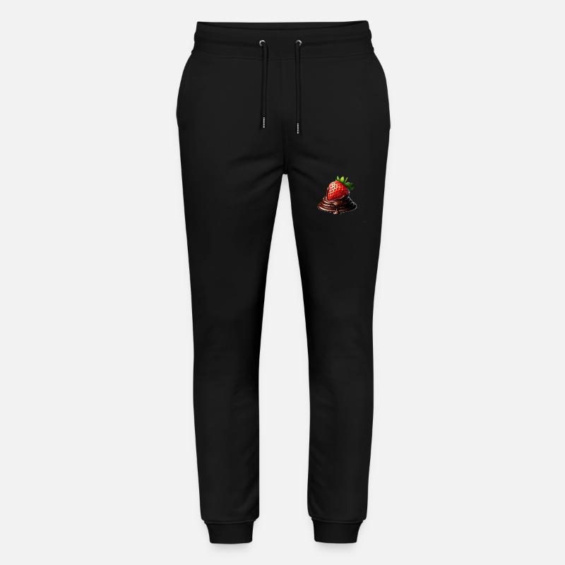Erdbeere Schoko Schmelz Genuss - Stanley/Stella Unisex Bio Jogginghose Mover  - Schwarz
