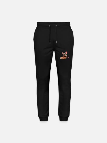 Lab Rat Pizza Adventure Funny - Stanley/Stella Mover Unisex Organic Jogging Trousers - black