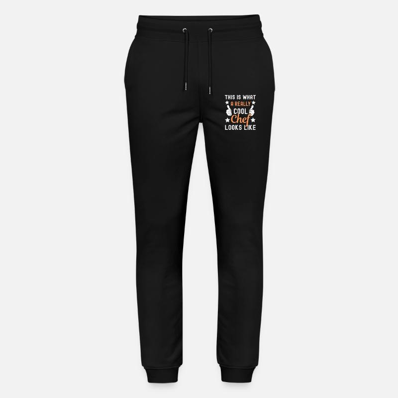 Chef Cuisinier Chef - Pantalon de jogging bio MOVER Stanley/Stella unisexe - noir