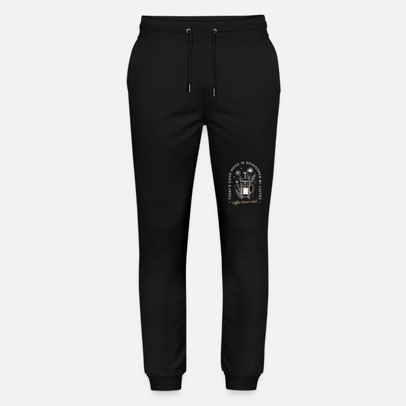 Citation café de spécialité humour - Pantalon de jogging bio MOVER Stanley/Stella unisexe - noir
