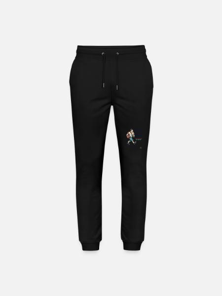 Retro American Oldschool Football - Stanley/Stella Mover Unisex Organic Jogging Trousers - black