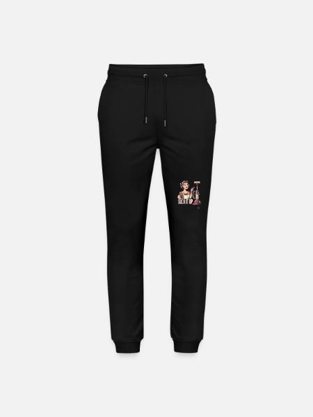 Retro Housewife. Vintage vacuum cleaner, suck it up - Stanley/Stella Mover Unisex Organic Jogging Trousers - black