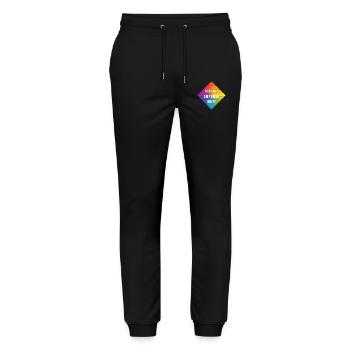 PRIDE Reflect empower unite - Stanley/Stella Unisex Bio Jogginghose Mover  - Schwarz - Vorne - Marisol (170cm) & Nik (191cm)