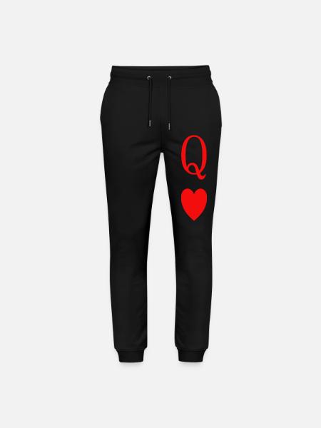 Queen of Hearts - Stanley/Stella Unisex Bio Jogginghose Mover - Schwarz