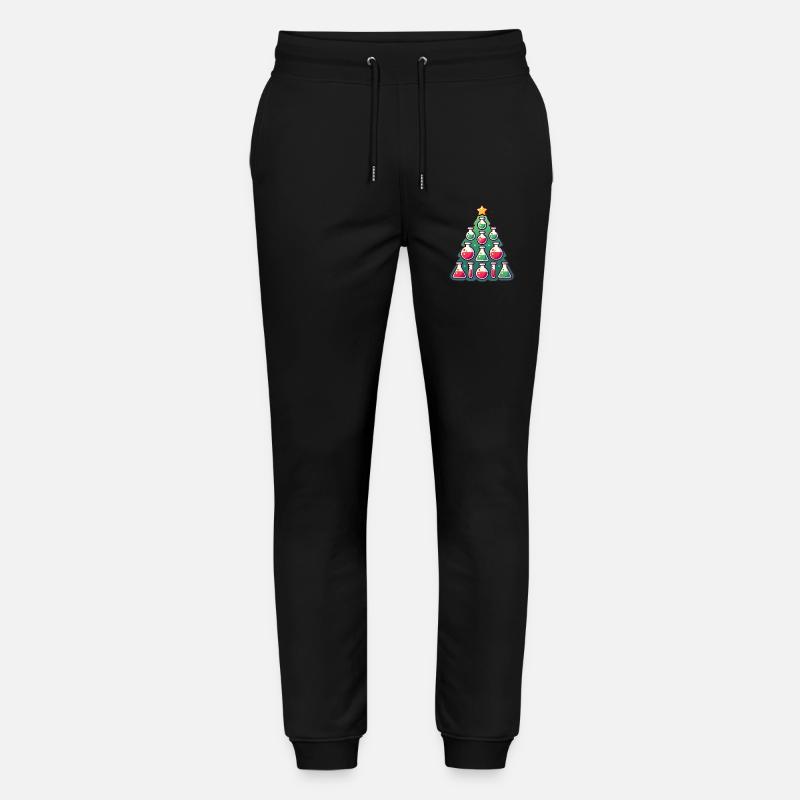 Chimie Conception d’arbre de Noël - Pantalon de jogging bio MOVER Stanley/Stella unisexe - noir