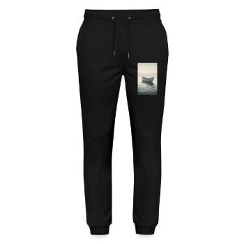 Jeu intellectuel - Pantalon de jogging bio MOVER Stanley/Stella unisexe - noir - Devant - Marisol (170cm) & Nik (191cm)