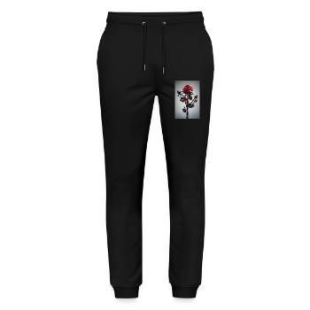 IMG 5175 - Stanley/Stella Mover Unisex Organic Jogging Trousers - black - Front - Marisol (170cm) & Nik (191cm)