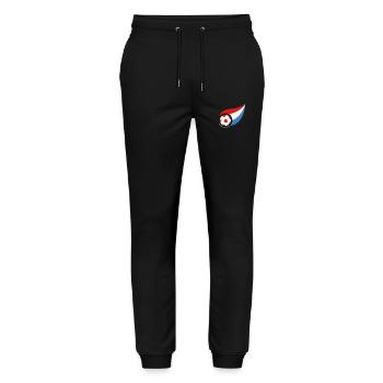 Let's go Croatia - Stanley/Stella Unisex Bio Jogginghose Mover  - Schwarz - Vorne - Marisol (170cm) & Nik (191cm)