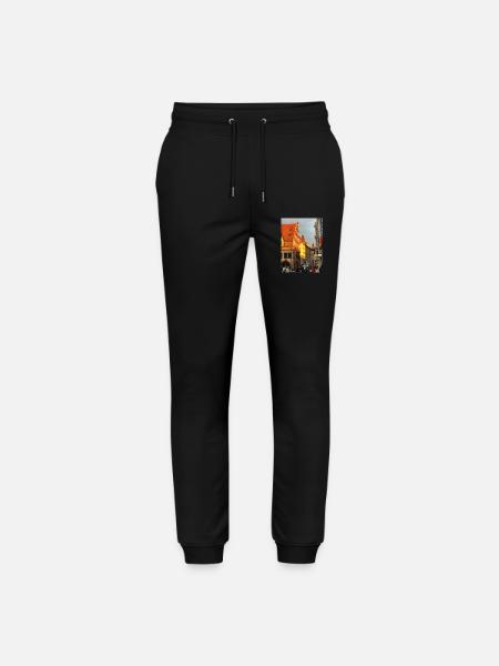 Leipzig - Stanley/Stella Unisex Bio Jogginghose Mover - Schwarz