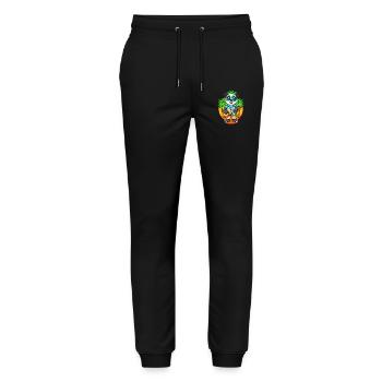 Lustige Panda Sommer Strand Sonnenbrille Hawaiianisch - Stanley/Stella Unisex Bio Jogginghose Mover  - Schwarz - Vorne - Marisol (170cm) & Nik (191cm)