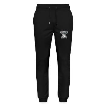 Koala Cool Comic - Stanley/Stella Unisex Bio Jogginghose Mover  - Schwarz - Vorne - Marisol (170cm) & Nik (191cm)
