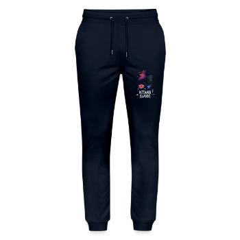 Pitcairn (Îles) - Pantalon de jogging bio MOVER Stanley/Stella unisexe - marine - Devant - Marisol (170cm) & Nik (191cm)