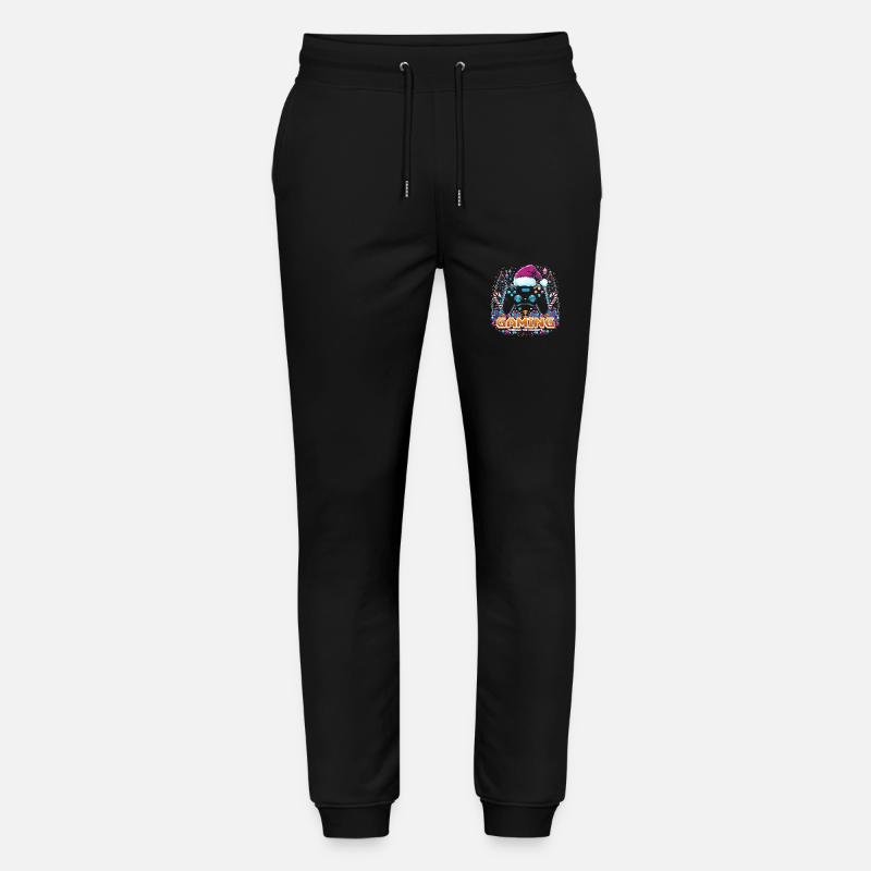 Manette de jeu de Noël - Pantalon de jogging bio MOVER Stanley/Stella unisexe - noir