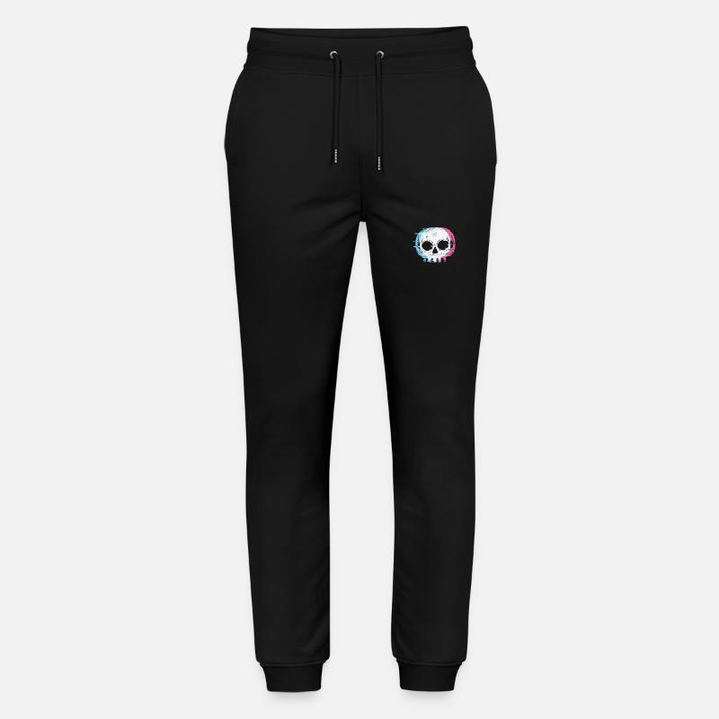 Skull Gothic Styl - Stanley/Stella Mover Unisex Organic Jogging Trousers - black
