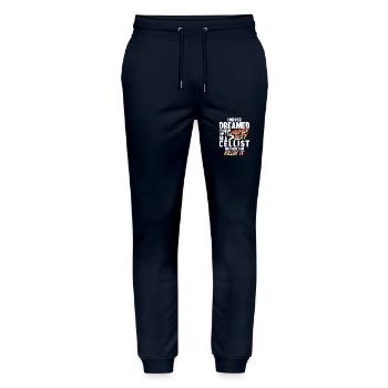 Super Sexy Cellist Cello Player Gift Musician - Stanley/Stella Mover Unisex Organic Jogging Trousers - navy - Front - Marisol (170cm) & Nik (191cm)
