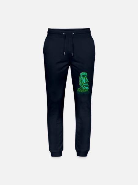 Aloha Moai Tiki Steinkopf Osterinsel vintage green - Stanley/Stella Unisex Bio Jogginghose Mover - Navy