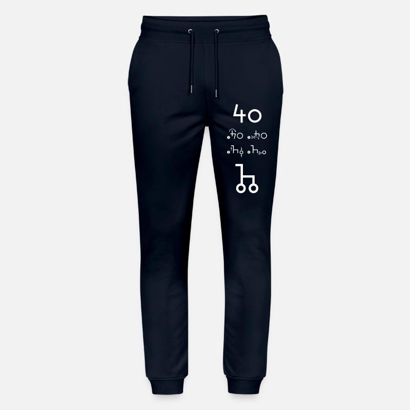 40Rollator - Stanley/Stella Unisex Bio Jogginghose Mover  - Navy
