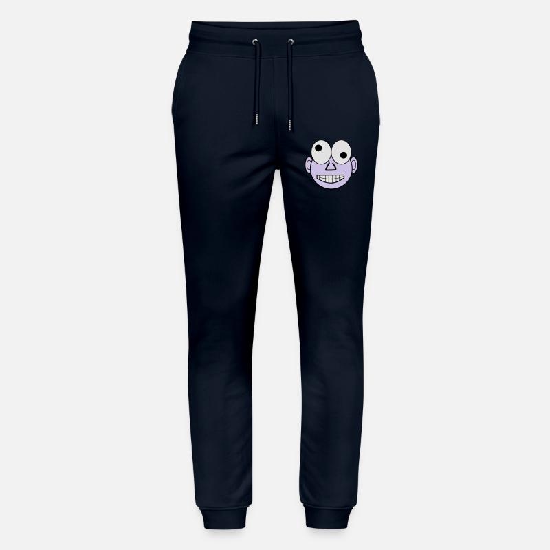 Lustiges Gesicht - Stanley/Stella Unisex Bio Jogginghose Mover  - Navy