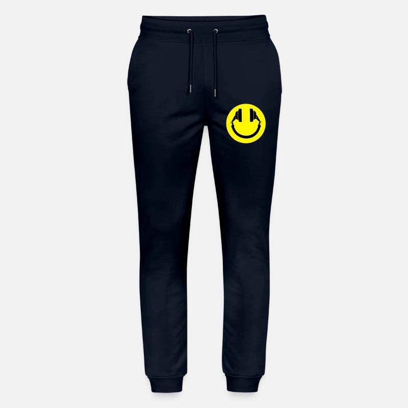 Kopfhörer smiley - Stanley/Stella Unisex Bio Jogginghose Mover  - Navy