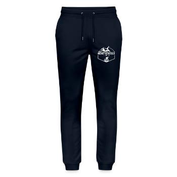 Mont Ventoux - Stanley/Stella Unisex Bio Jogginghose Mover  - Navy - Vorne - Marisol (170cm) & Nik (191cm)