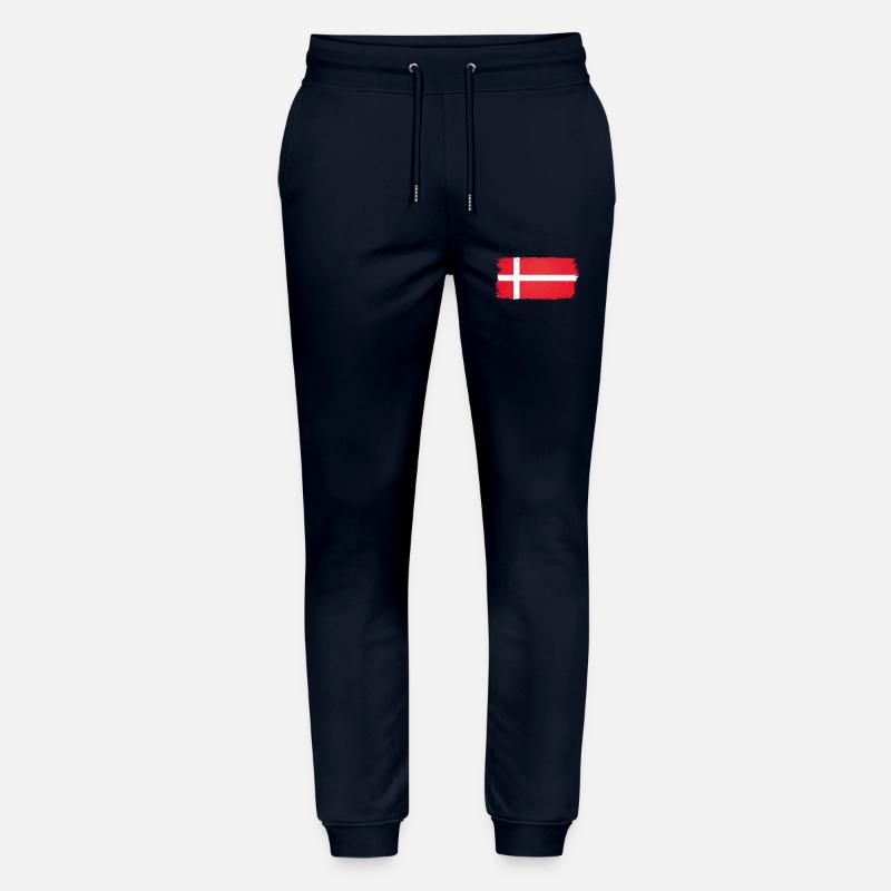 Danemark drapeau Danemark - Pantalon de jogging bio MOVER Stanley/Stella unisexe - marine