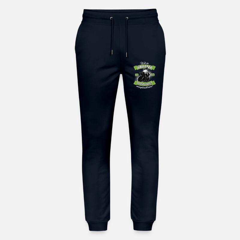 Bikergirl mit Vibrator - Stanley/Stella Unisex Bio Jogginghose Mover  - Navy
