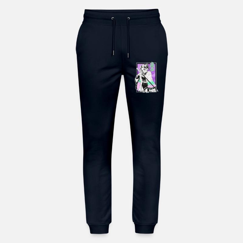Kimetsu Shinobu - Stanley/Stella Unisex Bio Jogginghose Mover  - Navy