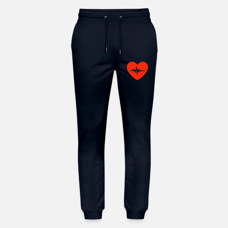 Saint-Valentin, Saint-Valentin, Saint-Valentin - Pantalon de jogging bio MOVER Stanley/Stella unisexe - marine