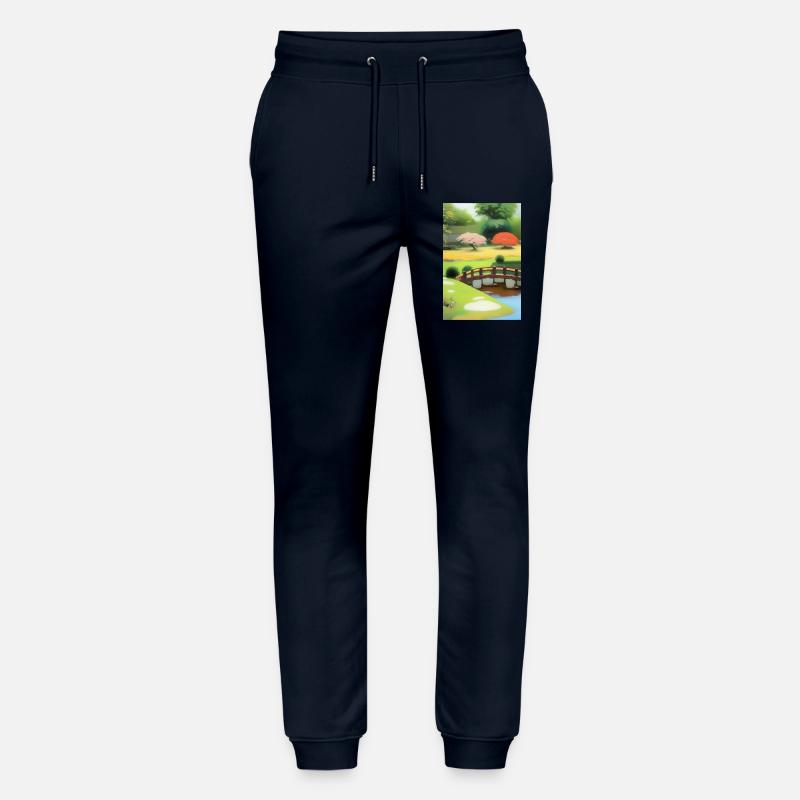 Chinesischer Zen Garten - Stanley/Stella Unisex Bio Jogginghose Mover  - Navy