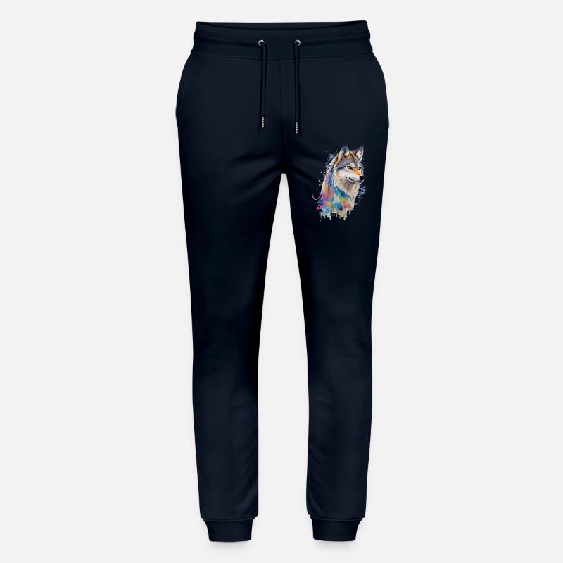 Wolf - Stanley/Stella Unisex Bio Jogginghose Mover  - Navy