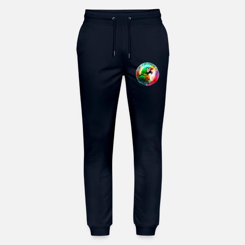 Farbiger Ara Papagei - Stanley/Stella Unisex Bio Jogginghose Mover  - Navy