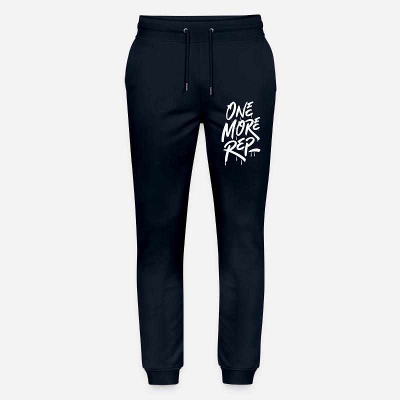 "One More Rep"-Geschenk, Motivation - Stanley/Stella Unisex Bio Jogginghose Mover - Navy