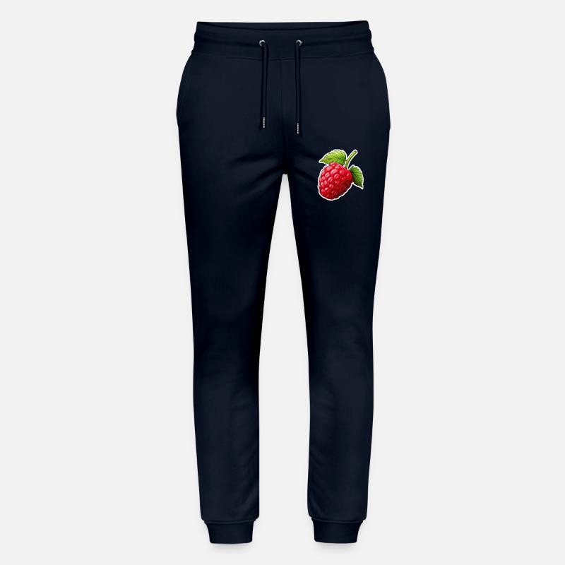 Himbeere einzeln - Stanley/Stella Unisex Bio Jogginghose Mover  - Navy
