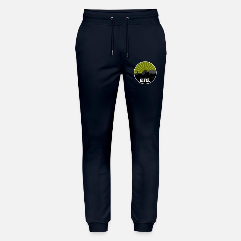 Eifel Skyline Retro - Stanley/Stella Unisex Bio Jogginghose Mover  - Navy