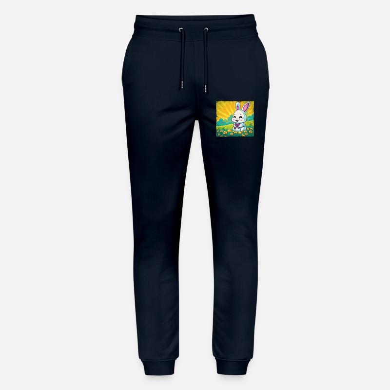Style comique de lapin drôle - Pantalon de jogging bio MOVER Stanley/Stella unisexe - marine