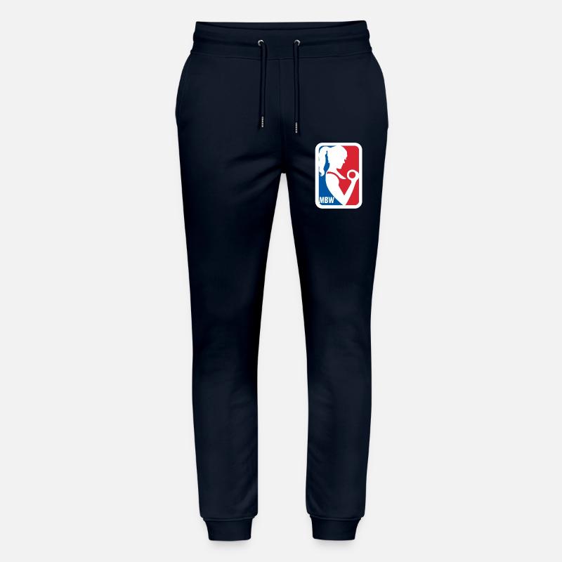 MBW Silhouette Balllogo - Stanley/Stella Unisex Bio Jogginghose Mover  - Navy