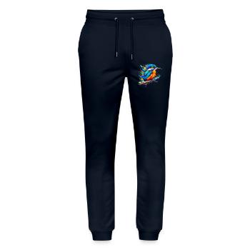 Eisvogel - Stanley/Stella Unisex Bio Jogginghose Mover  - Navy - Vorne - Marisol (170cm) & Nik (191cm)